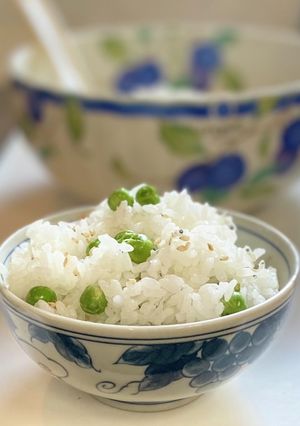 春！簡単☆グリンピースとしらすの混ぜご飯-レシピのメイン写真