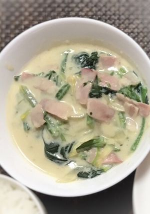 お母さんのほうれん草のクリーム煮-レシピのメイン写真