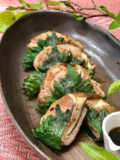 豚肉&椎茸&チーズのサンド焼き-レシピのメイン写真
