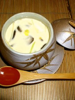 【和食】二層の茶わん蒸し(卵と豆腐)-レシピのメイン写真