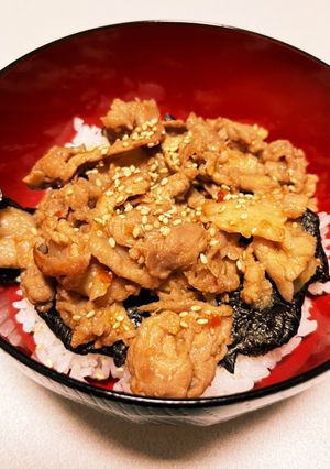 豚肉のチリチリ丼-レシピのメイン写真