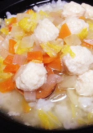 離乳食に☆鶏胸肉と豆腐のお肉だんご♪-レシピのメイン写真