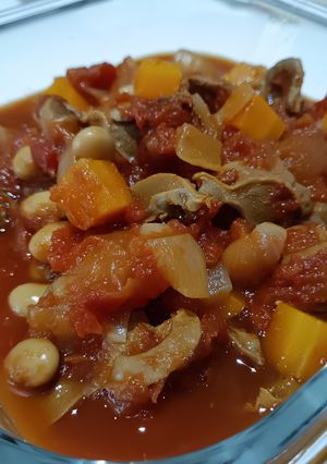 圧力鍋で柔らか砂肝トマト煮-レシピのメイン写真