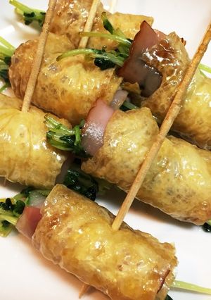節約おかず★豆苗のベーコン揚げロール！-レシピのメイン写真