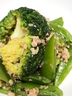ブロッコリー(春野菜)の肉みそ炒め-レシピのメイン写真