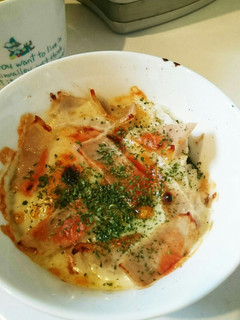ミートボールの残りソースを使った朝ごはん-レシピのメイン写真