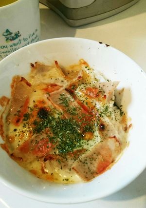 ミートボールの残りソースを使った朝ごはん-レシピのメイン写真