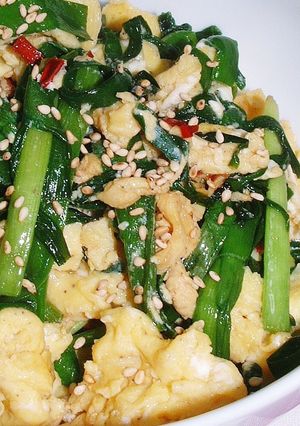ニラと玉子の炒め物（ニラ玉あっさり塩味）-レシピのメイン写真