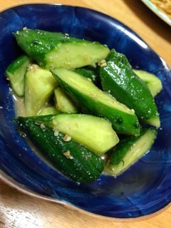 納豆のタレ活用☆中華風きゅうり漬け-レシピのメイン写真