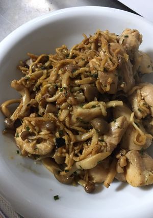 切り干し大根と鶏肉のバター醤油炒め-レシピのメイン写真