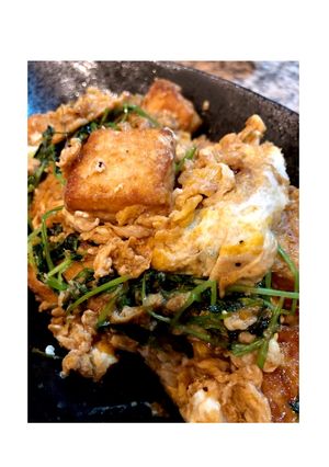 旨☆厚揚げ豆腐と卵のオイスターソース炒め-レシピのメイン写真