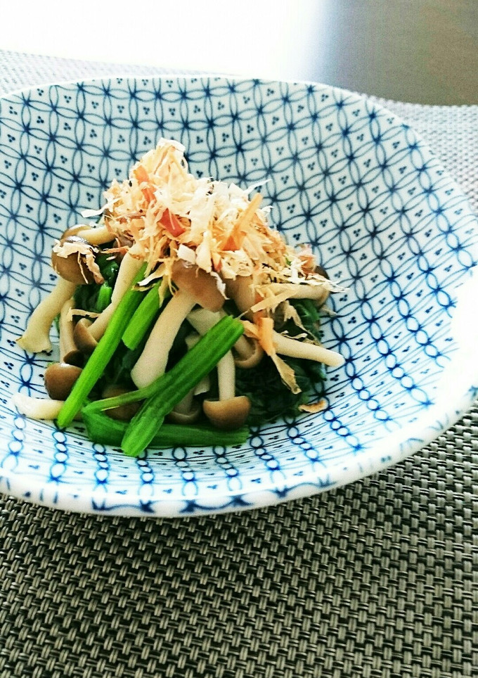 ほうれん草としめじのポン酢和え-レシピのメイン写真