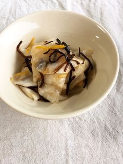 カブと塩昆布の柚子浅漬け-レシピのメイン写真