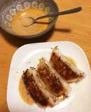 簡単過ぎる旨い餃子のたれ(胡麻ぽん味)
