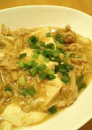 えのきでカサ増し♡豚バラ麻婆豆腐♪-レシピのメイン写真