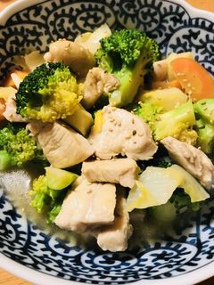 鶏肉とブロッコリーのオイスターソース炒め-レシピのメイン写真