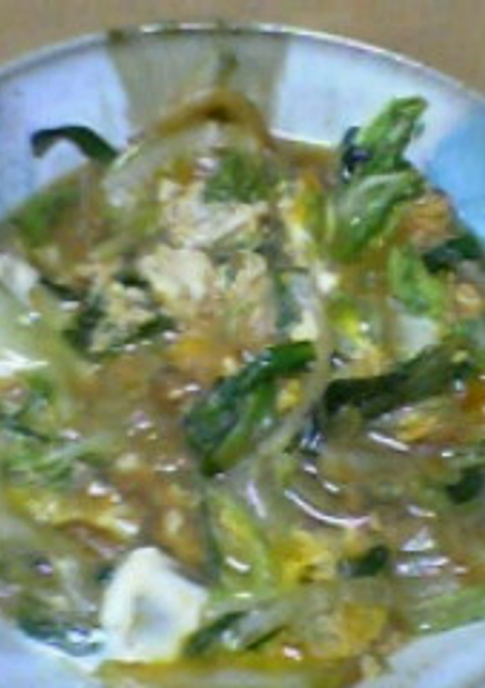 白菜とにらを卵とじ煮＾＾ｗ-レシピのメイン写真