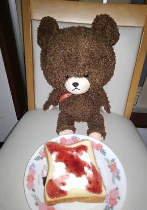 ヨーグルト苺ソースがけ！-レシピのメイン写真