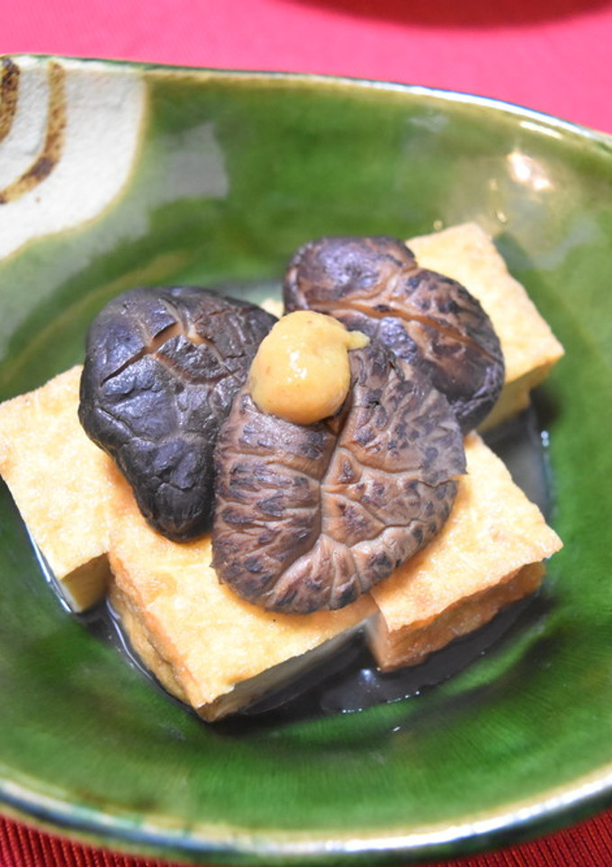 干しシイタケと厚揚げの甘辛煮-レシピのメイン写真