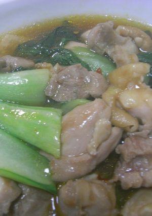 ■鶏肉と青梗菜のとろみ炒め■-レシピのメイン写真
