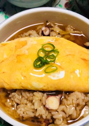 タコ飯のあんかけオムライス-レシピのメイン写真