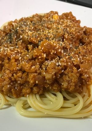 ジュースでミートソース-レシピのメイン写真
