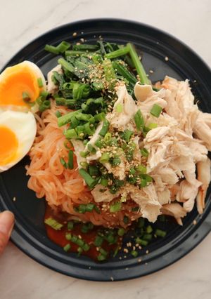 〈糖質制限〉しらたきでビビン麺！-レシピのメイン写真