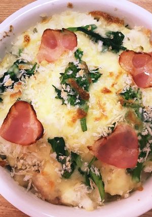 菜の花のクリーミークリームグラタン-レシピのメイン写真