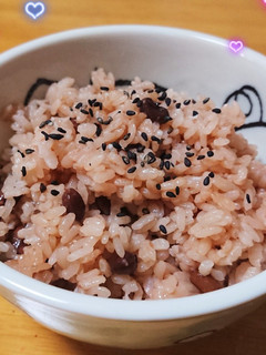 お赤飯 (米とお餅 4合炊き)-レシピのメイン写真