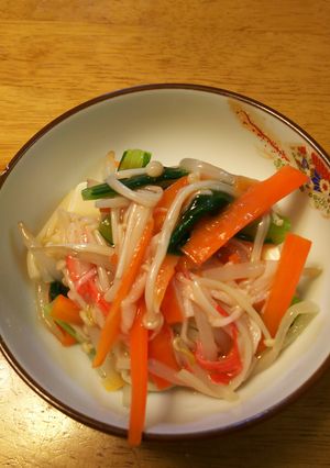 とっても簡単 ヘルシー豆腐の野菜あんかけ-レシピのメイン写真