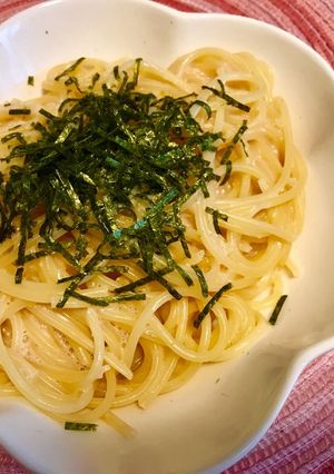 フライパン１つで！たらこクリームスパ。-レシピのメイン写真