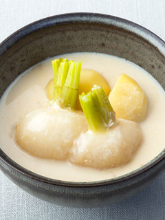 新じゃがと小かぶの豆乳スープ-レシピのメイン写真