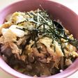 簡単ランチ☆ふわとろきつね丼