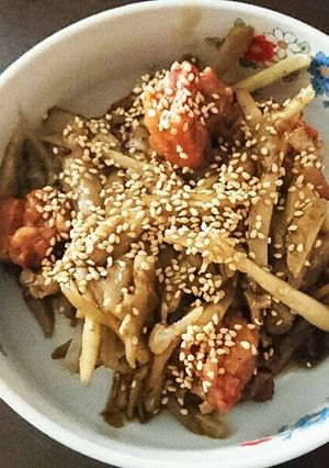 簡単 鶏ごぼう-レシピのメイン写真