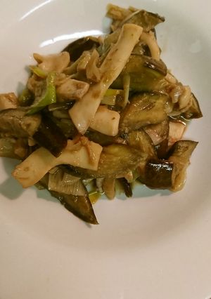 ナスといかの炒め物-レシピのメイン写真