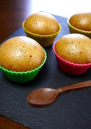 簡単！蒸しパン☆チョコ（油砂糖不使用）-レシピのメイン写真