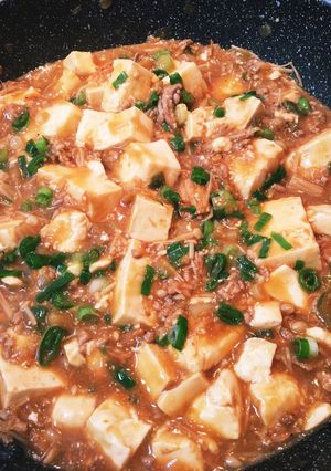 【腸活】エノキ入り麻婆豆腐-レシピのメイン写真