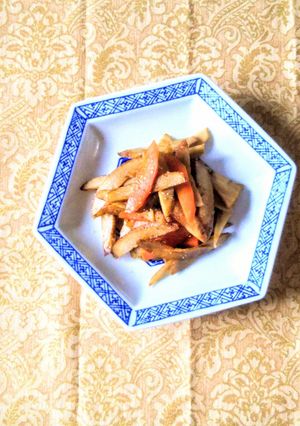 ごぼうと人参のオリーブ油炒め☆副菜・弁当-レシピのメイン写真