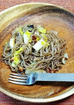 鯖ベーコン白菜ペペロンチーノ白滝-レシピのメイン写真