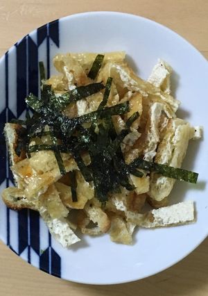 余った納豆タレで！カリカリ油揚げ焼き-レシピのメイン写真