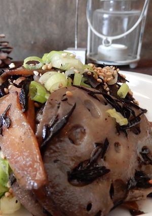 レンコンとヒジキ人参の別べつ炒め醤油煮-レシピのメイン写真