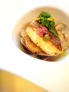 鯛のポワレ・蛤のスープ仕立て-レシピのメイン写真