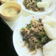 ご飯進む♬牛バラほうれん草炒め