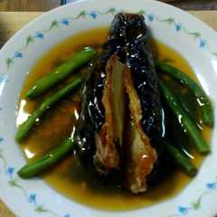 揚げ茄子の野菜のはさみ揚げ-レシピのメイン写真