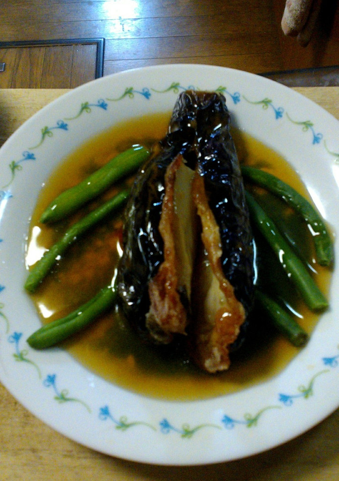 揚げ茄子の野菜のはさみ揚げ-レシピのメイン写真