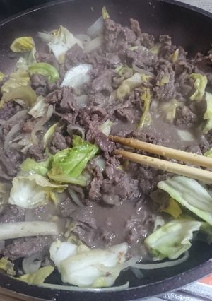 焼肉だれを液味噌でアレンジ-レシピのメイン写真