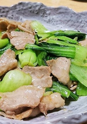 チンゲン菜と豚バラの中華炒め≦ФωФ≧-レシピのメイン写真