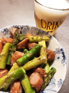 ビールが進む…ウインナーマスタード炒め!-レシピのメイン写真