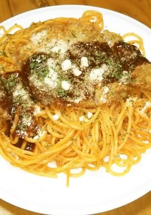 食堂車スパゲティ・ベロネーズ(日食風)-レシピのメイン写真