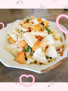 マクロビ☆塩もみ野菜のつぶつぶサラダ-レシピのメイン写真